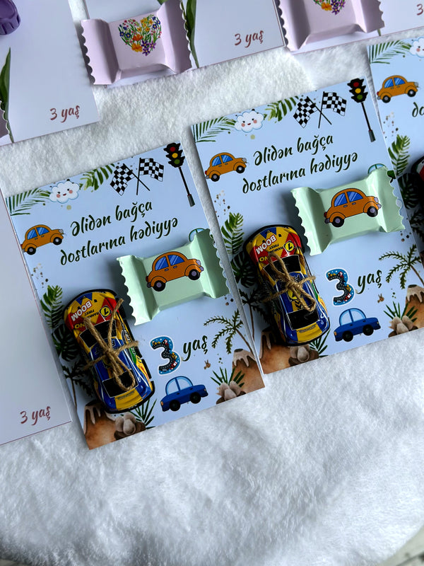 Mixed Birthday Favor Box — Personalised Chocolate Gift — Chocoodad Baku