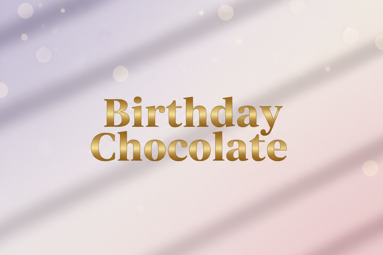 Birthday Chocolate