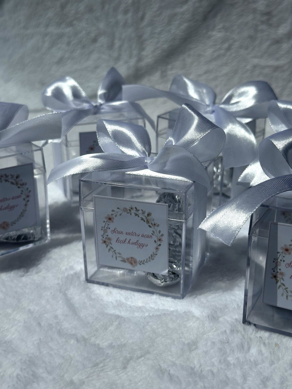 Floral Wedding Favor Cards – Personalized Chocolate – Design 2 — Chocoodad Baku