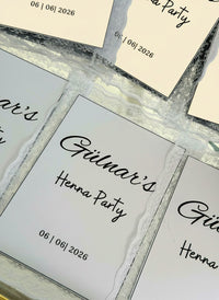 Henna Night Favor Cards – Personalized Cards — Chocoodad Baku