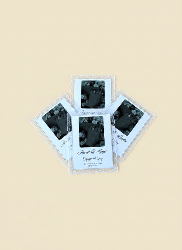 Star Engagement Favor Cards — Chocoodad Baku