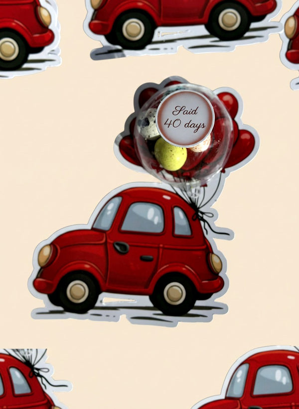 40-Day Baby Favor Cards – Personalized Chocolate — Chocoodad Baku