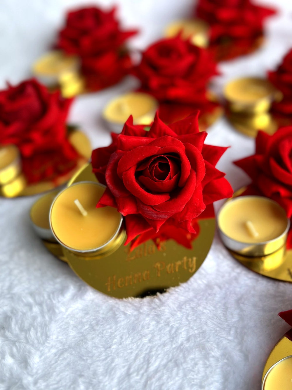 Henna Day Candle Favor - Personalize Henna Favor — Chocoodad Baku