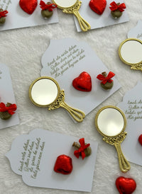 Heart Henna Night Favor Cards – Personalized Chocolate — Chocoodad Baku