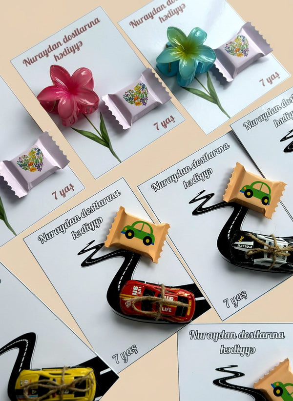 Race Car 7th Birthday Favor Cards – Personalized Chocolate — Chocoodad Baku