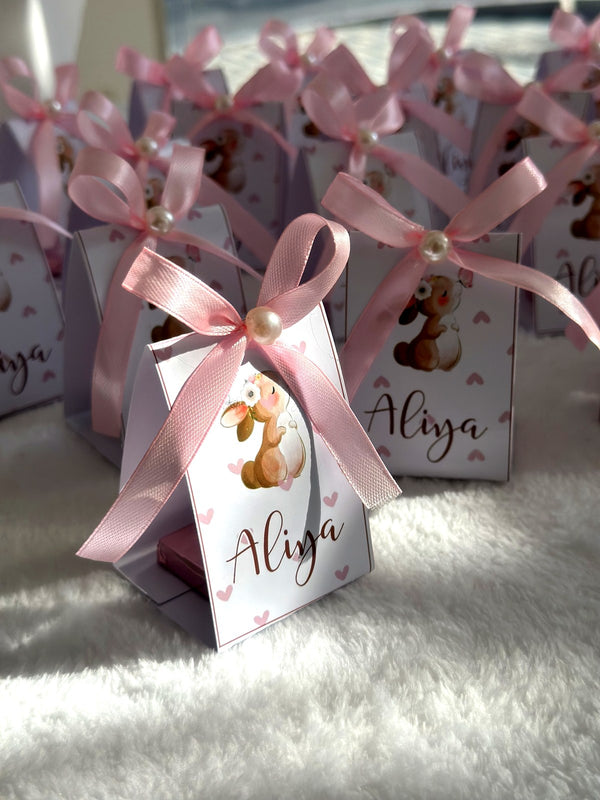 Bunny Baby Welcome Mini Box – Personalized Chocolate — Chocoodad Baku