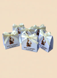 Bunny 40-Day Baby Favor Cards – Personalized Chocolate – Design 2 — Chocoodad Baku