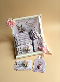 Bunny Baby Welcome Cards – 20 Chocolate Cards and Box — Chocoodad Baku