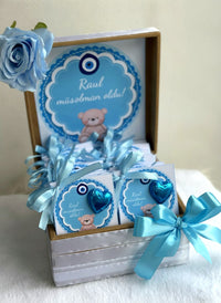 Teddy Bear Designed 20 Chocolates & Box — Chocoodad Baku