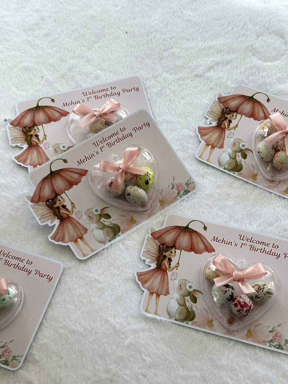 1st Birthday Favor Cards – Personalized Chocolate — Chocoodad Baku