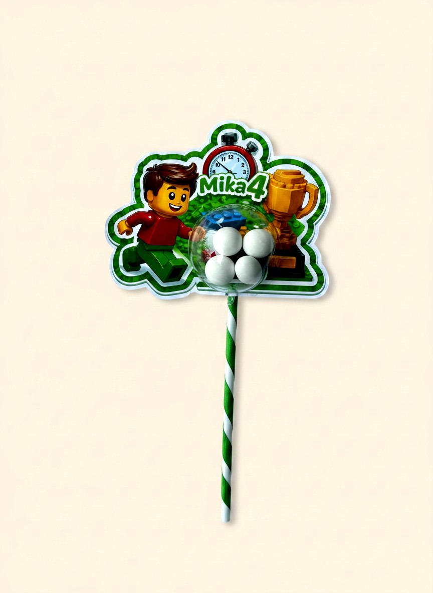 LEGO 4th Birthday Favor Cards – Personalized Chocolate — Chocoodad Baku