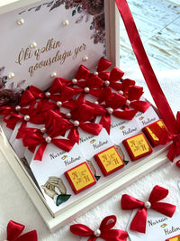 Engagement Favor Cards (30 Chocolates in Box) — Chocoodad Baku
