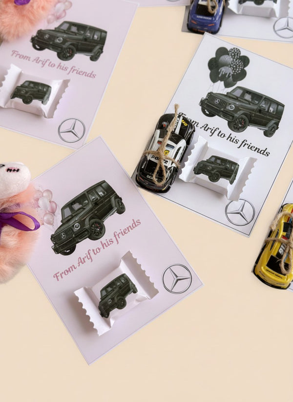 Mercedes Gwagon Chocolate and Gifts Cards — Chocoodad Baku