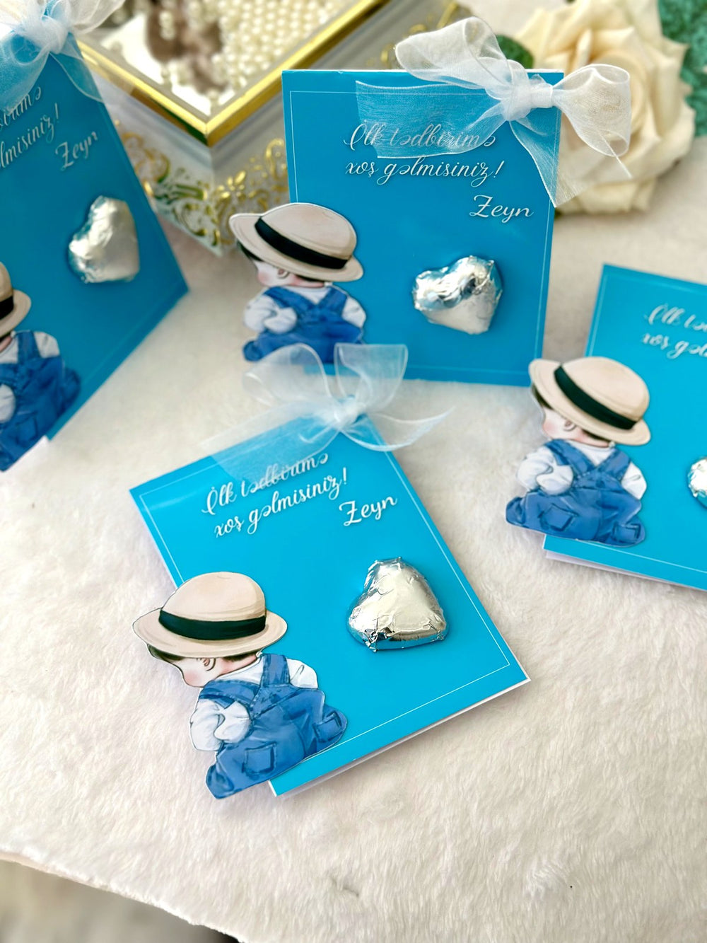 Baby Boy 1st Birthday Party - Personalize Chocolate — Chocoodad Baku