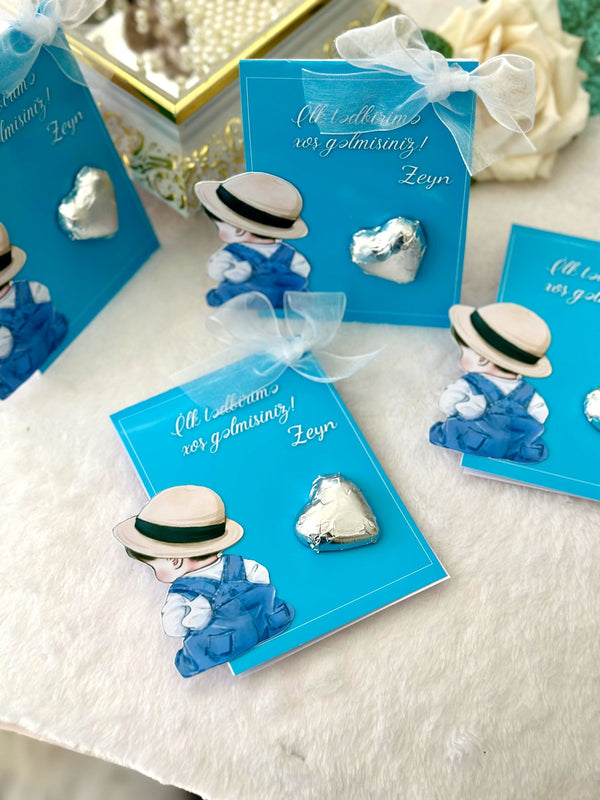 Baby Boy 1st Birthday Party - Personalize Chocolate — Chocoodad Baku