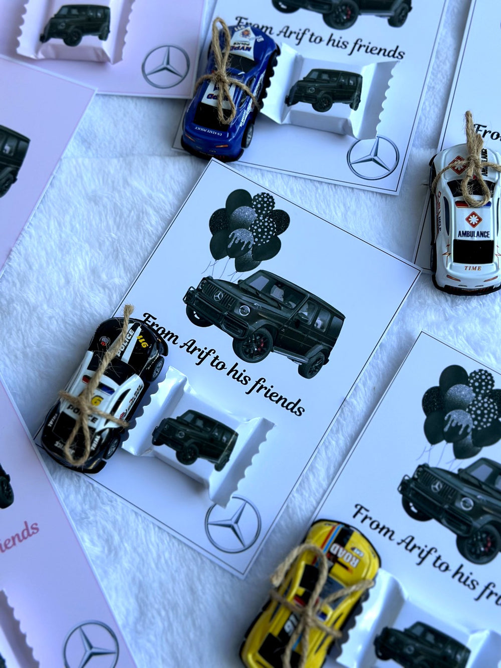 Mercedes Gwagon Chocolate and Gifts Cards — Chocoodad Baku
