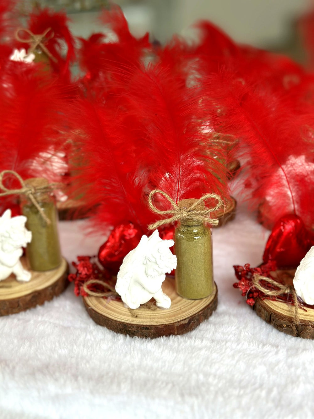 Angel-Themed Henna Night Chocolate Favor with Henna — Chocoodad Baku