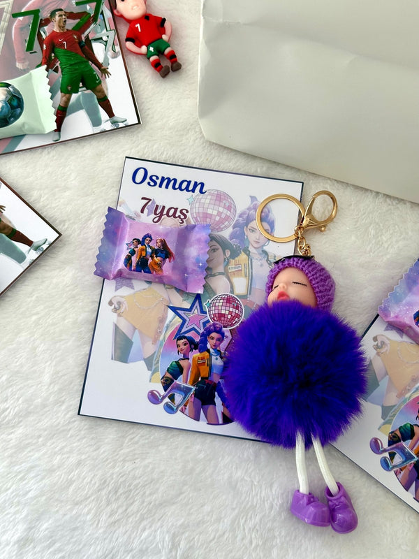Football & Ronaldo 7th Birthday Favor Cards with Gifts attached – Personalized Chocolate — Chocoodad Baku