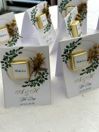 Floral Yes Day Favor Cards – Personalized Chocolate – Design 2 — Chocoodad Baku