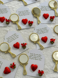 Heart Henna Night Favor Cards – Personalized Chocolate — Chocoodad Baku