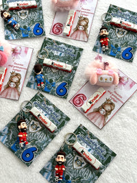 Spiderman & Princess 6th Birthday Favor Cards with Gifts attached – Kinder Chocolate — Chocoodad Baku