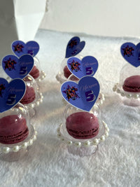 Personalized Macaroon Favors for Birthday Party — Chocoodad Baku