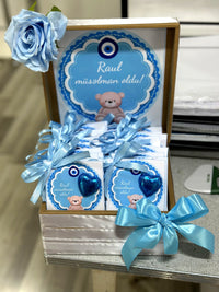 Teddy Bear Designed 20 Chocolates & Box — Chocoodad Baku