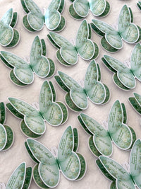 Butterfly Wedding Favor Cards – Personalized Chocolate — Chocoodad Baku