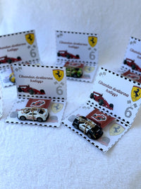 Race Car 6th Birthday Favor Cards with Gifts attached – Personalized Chocolate — Chocoodad Baku