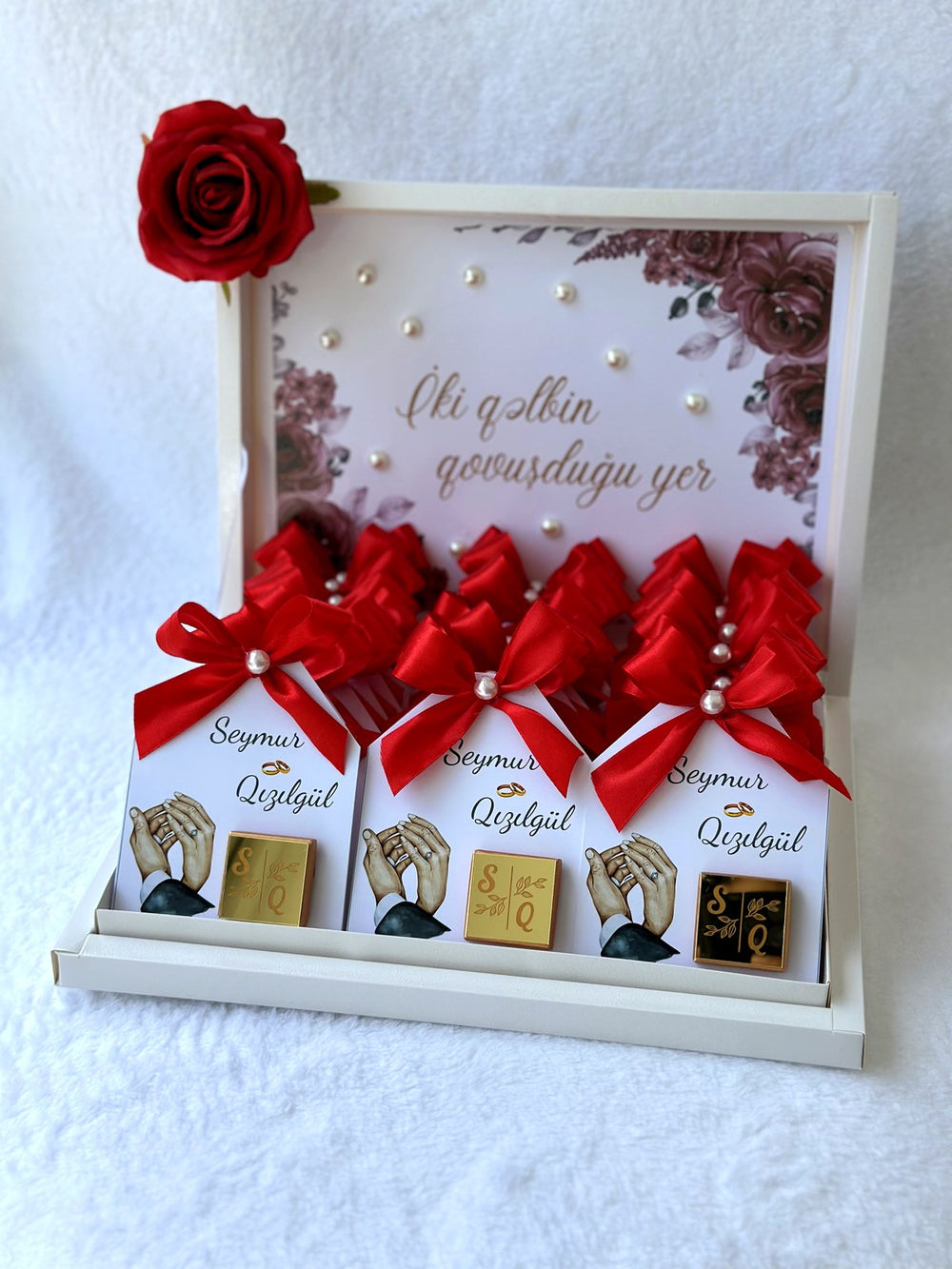 Marriage Day - 30 Chocolate Cards in Box — Chocoodad Baku