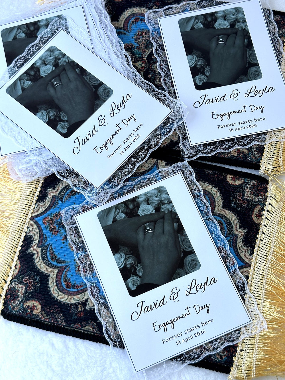 Star Engagement Favor Cards — Chocoodad Baku