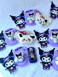 Kuromi Birthday Favor Cards with Gifts attached – Personalized Chocolate — Chocoodad Baku