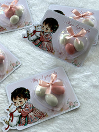 Cat & Heart 1st Birthday Favor Cards – Personalized Chocolate — Chocoodad Baku