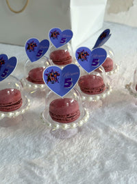 Personalized Macaroon Favors for Birthday Party — Chocoodad Baku