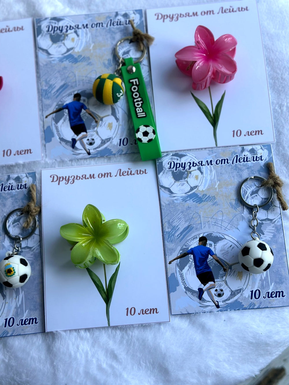 Football 10th Birthday Favor Cards with Gifts – Personalized Chocolate — Chocoodad Baku