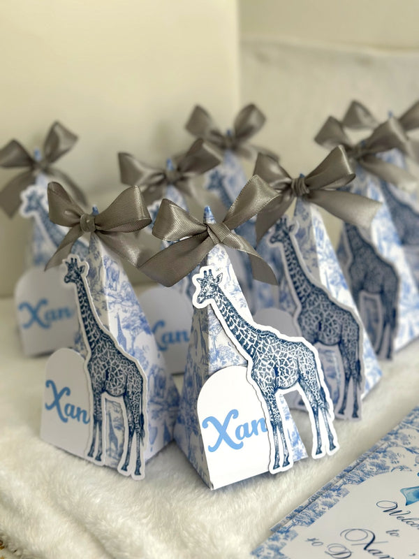 Giraffe Baby Welcome Baby Box Mini Box – Personalized Mini Box — Chocoodad Baku