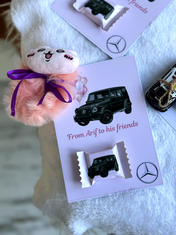 Mercedes Gwagon Chocolate and Gifts Cards — Chocoodad Baku