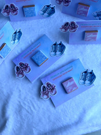 Baby Reveal Party Chocolate Favor Cards – Personalized Chocolate — Chocoodad Baku