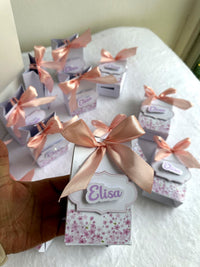 Floral Baby Welcome Baby Girl Mini Box – Personalized Chocolate — Chocoodad Baku
