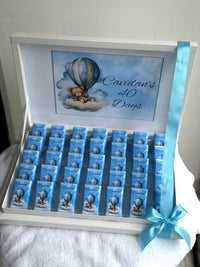 Teddy Bear Baby's 40-Day Baby (30 Chocolates & Box) – Personalized Chocolate Box — Chocoodad Baku
