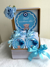 Teddy Bear Designed 20 Chocolates & Box — Chocoodad Baku