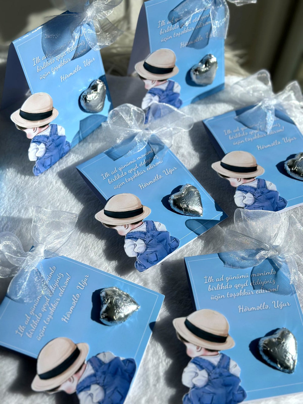 Cute Baby Boy 1st Birthday Party – Personalized Chocolate — Chocoodad Baku