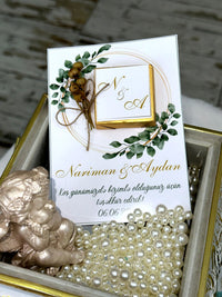 Wedding & Engagement Favor Cards – Personalized Chocolate — Chocoodad Baku