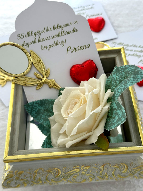 Henna Day Chocolate & Mirror Gift Favor Cards – Personalized Chocolate — Chocoodad Baku
