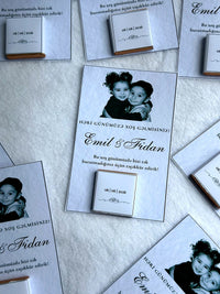 Wedding & Engagement Favor Cards with Photos – Personalized Chocolate — Chocoodad Baku