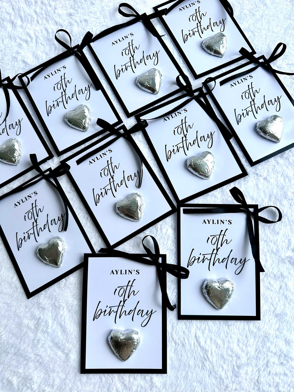 Heart Shaped Chocolate for 10th Birthday – Personalized Chocolate — Chocoodad Baku