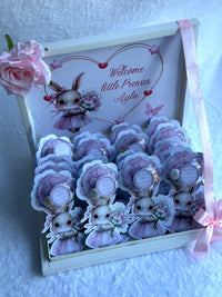 Princess Baby Welcome (20 Chocolate Cards in Box) — Chocoodad Baku
