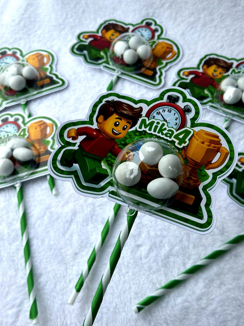 LEGO 4th Birthday Favor Cards – Personalized Chocolate — Chocoodad Baku