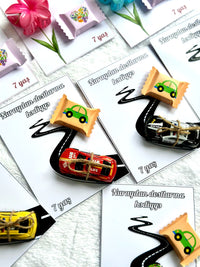 Race Car 7th Birthday Favor Cards – Personalized Chocolate — Chocoodad Baku