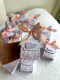 Floral Baby Welcome Baby Girl Mini Box – Personalized Chocolate — Chocoodad Baku